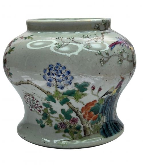 A FINE CHINESE FAMILLE ROSE BIRDS AND FLOWERS JAR GUANGXU MARK AND PERIOD 18751908 - ADDITIONAL PHOTO 3