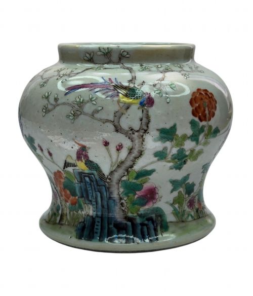 A FINE CHINESE FAMILLE ROSE BIRDS AND FLOWERS JAR GUANGXU MARK AND PERIOD 18751908 - ADDITIONAL PHOTO 7