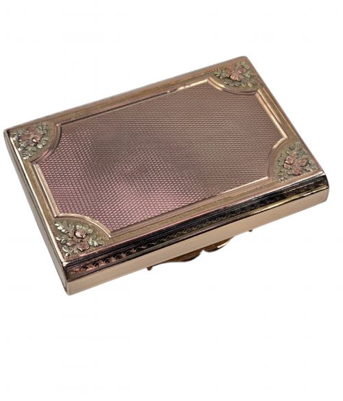 ANTIQUE 19TH CENTURY FRENCH 18K SOLID GOLD THREECOLOUR SNUFF BOX BY LOUISFRANOIS TRONQUOY PARIS C1830 98 GRAMS - ADDITIONAL PHOTO 2