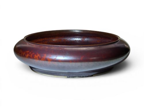 A Rare and Exceptionally Large Iron Rust-Glazed Compressed Brush Washer (Buxi) QING DYNASTY, 18th CENTURY