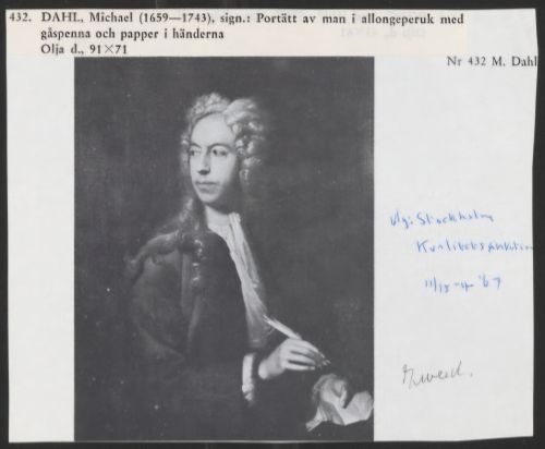 PORTRAIT OF A GENTLEMAN SCHOLAR ATTRIBUTED TO MICHAEL DAHL 16561743 LONDON CIRCA 17051710 - ADDITIONAL PHOTO 7