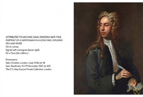 PORTRAIT OF A GENTLEMAN SCHOLAR ATTRIBUTED TO MICHAEL DAHL 16561743 LONDON CIRCA 17051710 - ADDITIONAL PHOTO 2