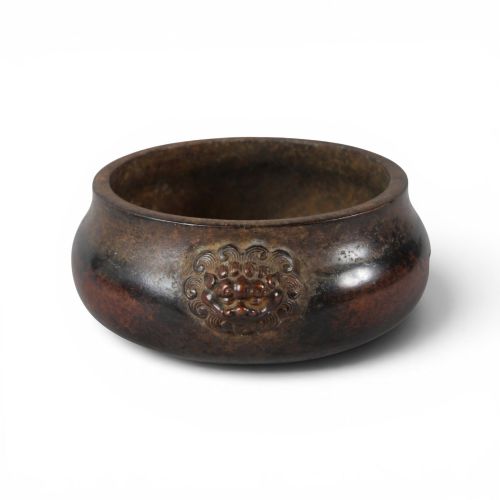 A Fine and Exceptionally Heavy Late 17th Early 18th-Century Scholar’s Bronze Censer (3,137g)