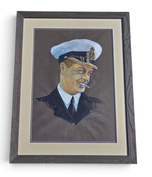Large Original 1931 Pastel Portrait of H.r.h. The Prince of Wales (Edward Viii) by Herskind – Presented to the Prince (By Repute) - Framed Statement Piece