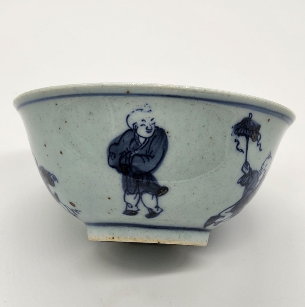 A Chinese Blue And White Bowl  View X