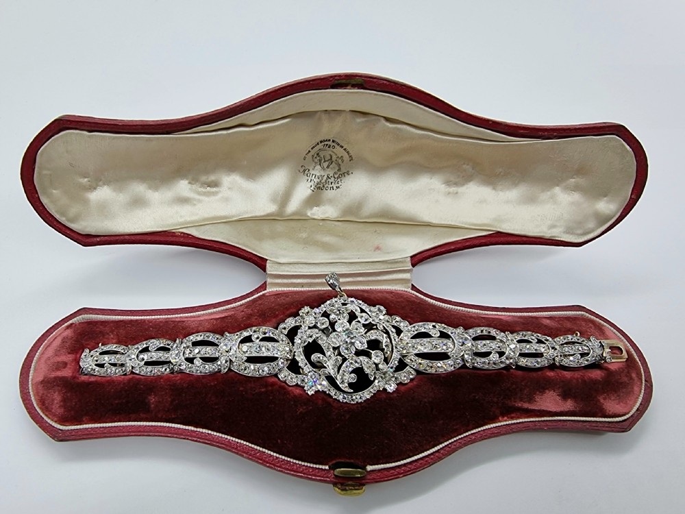 Diamond Bracelet / Pendant London circa 1880