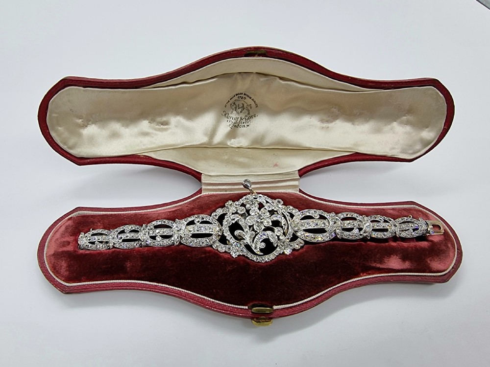 Diamond Bracelet / Pendant London circa 1880 View VII