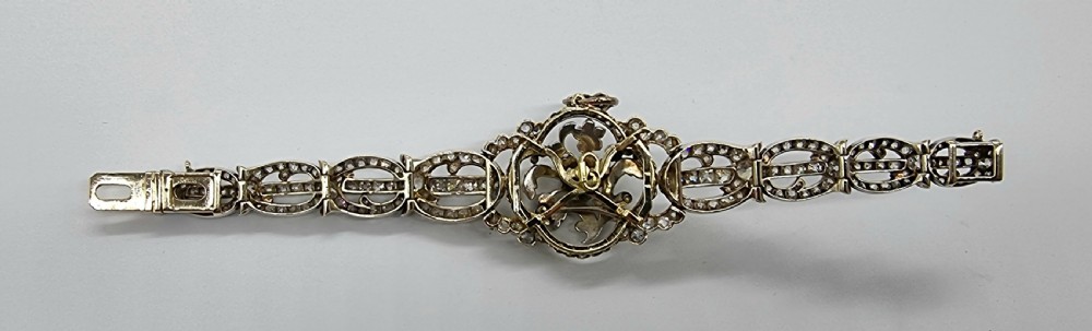 Diamond Bracelet / Pendant London circa 1880 View X