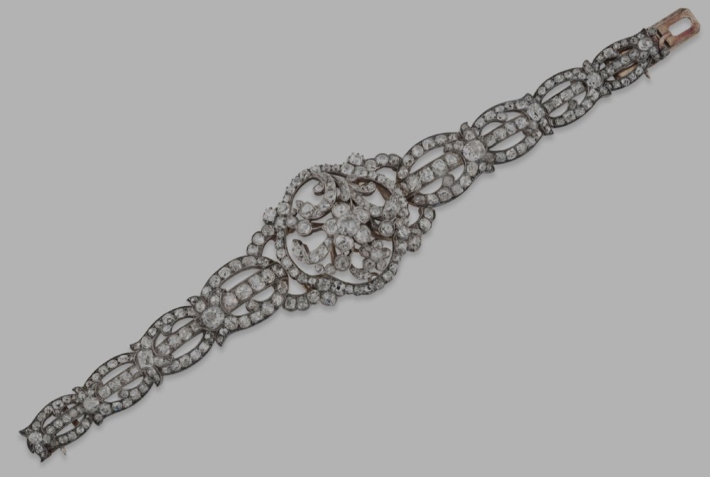Diamond Bracelet / Pendant London circa 1880 View XII