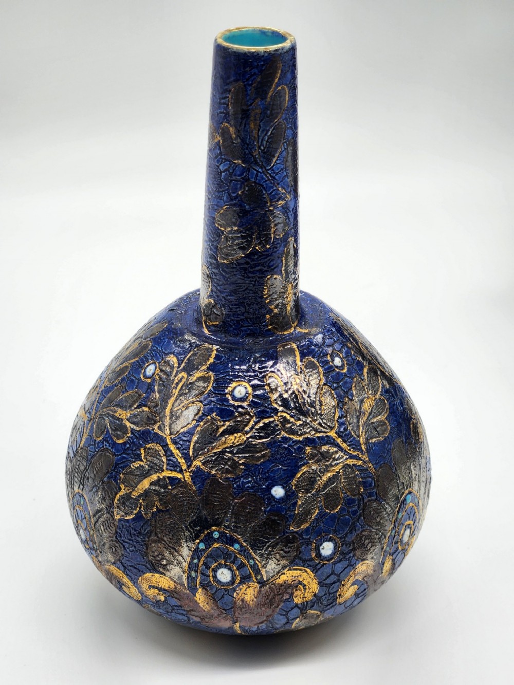 A Rare Victorian Doulton Lambeth Onion Vase Made circa 1890