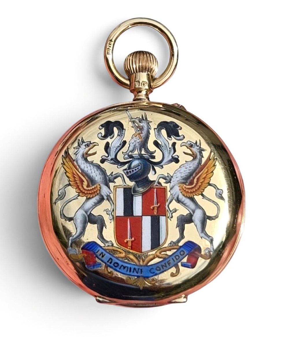 An Important Royal-Descent 18-Karat Gold Fusee Pocket Watch by R. Stewart, Glasgow