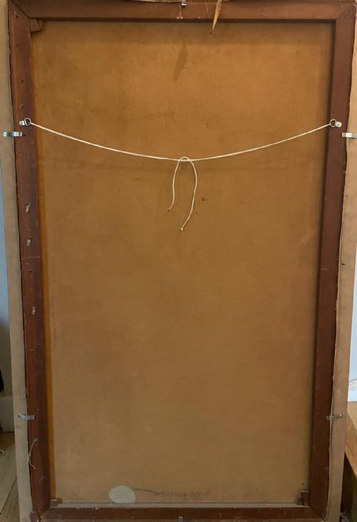 20TH CENTURY SURREALIST OIL PAINTING BY ARTHUR OKAMURA - ADDITIONAL PHOTO 5