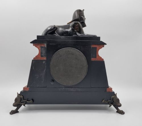 19TH CENTURY EGYPTIAN REVIVAL CLOCK - ADDITIONAL PHOTO 5