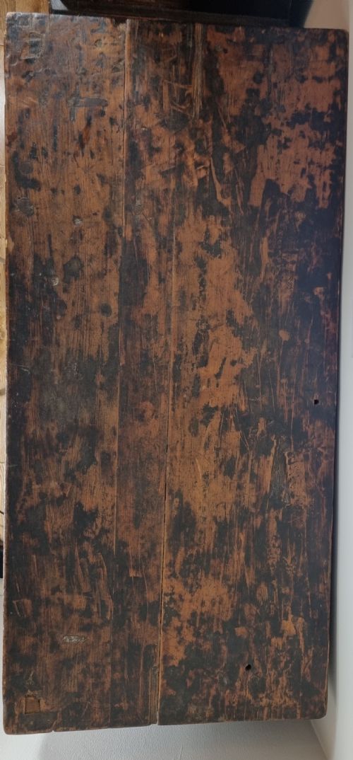 LATE 18TH CENTURY TIBETAN HANDPAINTED ALTAR CABINET - ADDITIONAL PHOTO 8