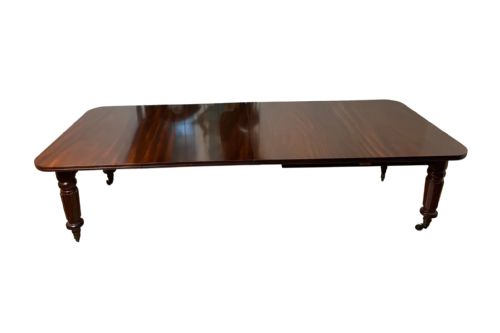 WILLIAM IV MAHOGANY DINING TABLE THOMAS TREHERNE 18351842