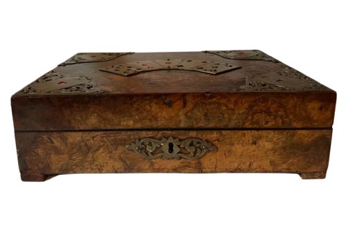VICTORIAN ENGLISH CARD GAMES BOX CIRCA 1840S - ADDITIONAL PHOTO 7