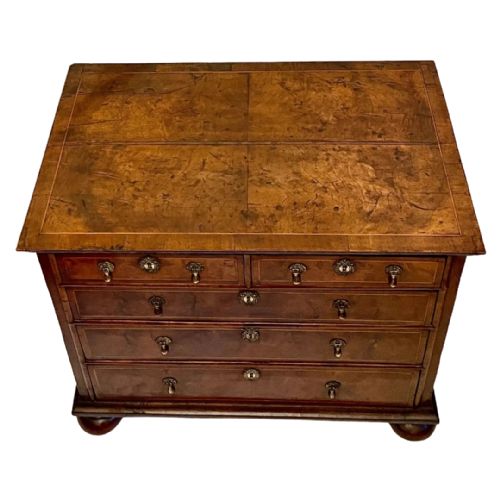 RARE 17TH CENTURY WILLIAM MARY WALNUT CHEST OF DRAWERS C1690 - ADDITIONAL PHOTO 6