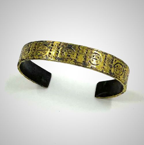 Ancient Viking Bronze Bracelet C 8th/10th Century Ad
