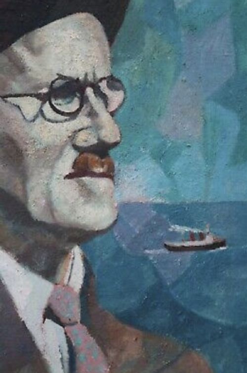 1950S SURREALIST OIL PAINTING OF JAMES JOYCE BY HORAS KENNEDY OBE - ADDITIONAL PHOTO 3