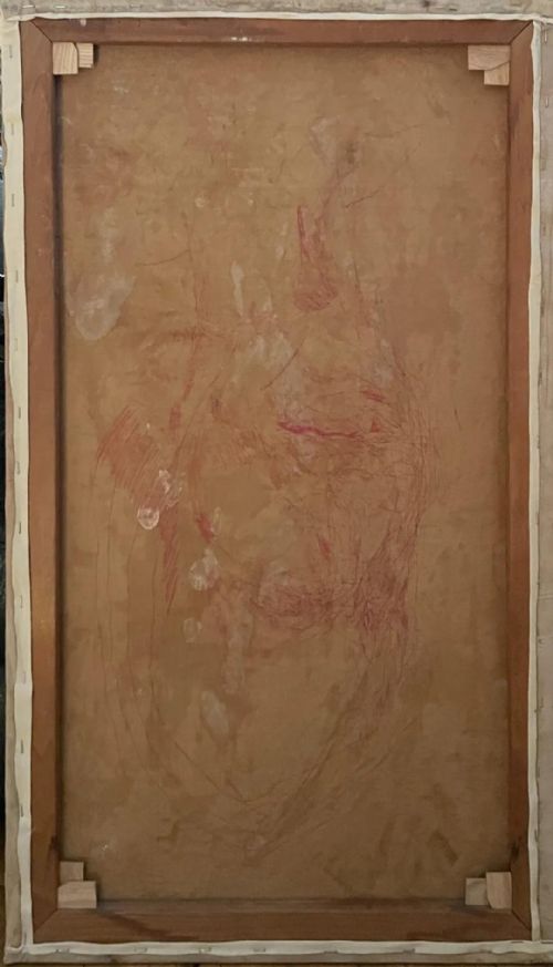 20TH CENTURY ART DECO ABSTRACT OIL PAINTING BY BURR SINGER C1930 - ADDITIONAL PHOTO 10
