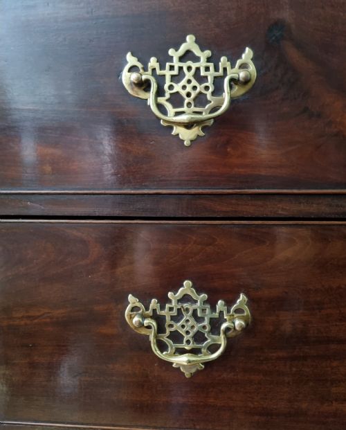 GEORGIAN MAHOGANY TALLBOY CHEST ON CHEST CIRCA 1760S - ADDITIONAL PHOTO 6
