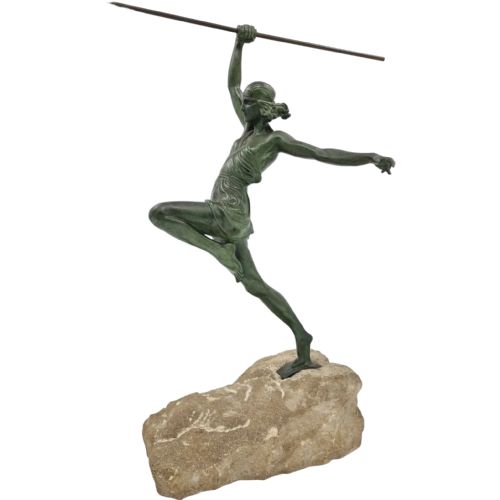 art deco sculpture amazon by pierre le faguays le verrier - CATEGORY: ANTIQUE SCULPTURES - DATED 1930