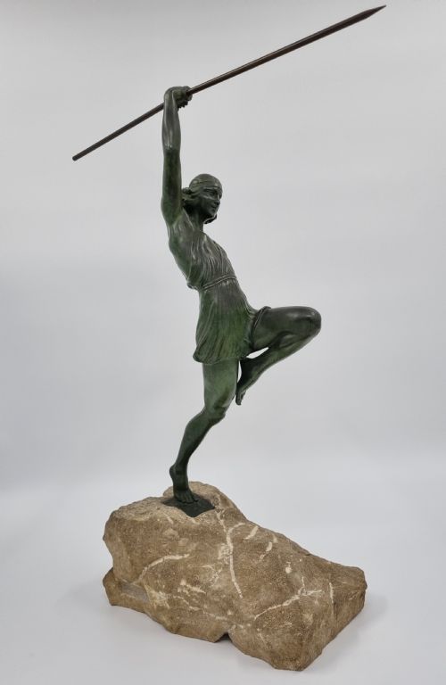 ART DECO SCULPTURE AMAZON BY PIERRE LE FAGUAYS LE VERRIER - ADDITIONAL PHOTO 8
