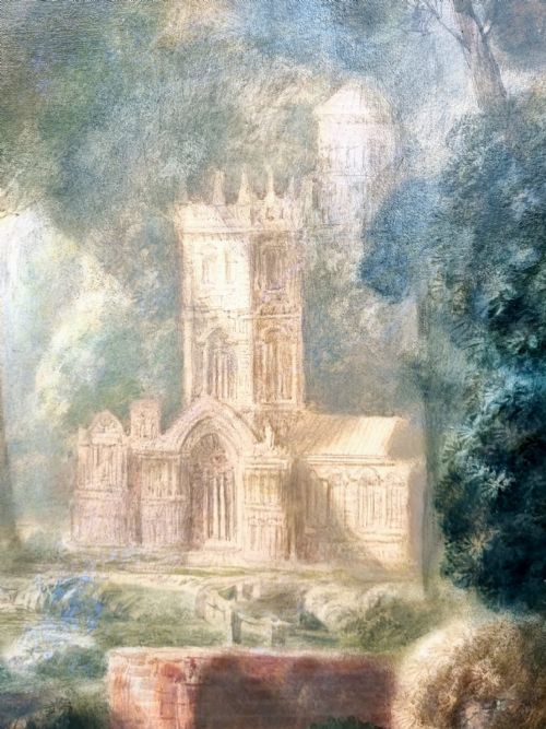 20TH CENTURY SURREALIST PAINTING BY HAROLD HITCHCOCK OIL ON BOARD - ADDITIONAL PHOTO 2