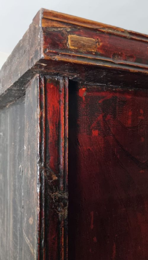 18TH CENTURY CHINESE LACQUERED CABINET QING DYNASTY - ADDITIONAL PHOTO 12