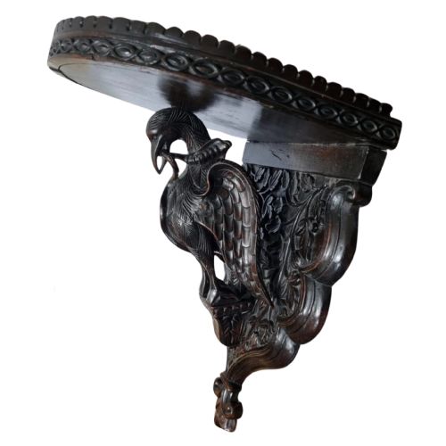 19TH CENTURY ANGLOINDIAN BURMESE WALL BRACKET SHELF CIRCA - ADDITIONAL PHOTO 7