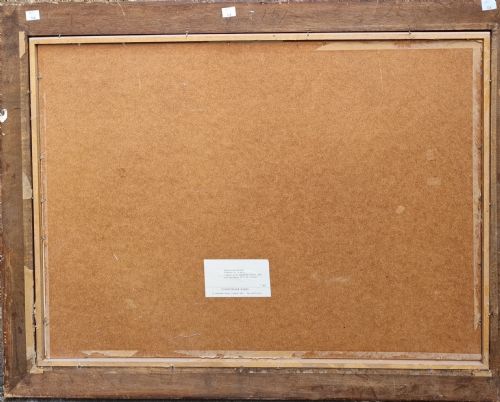 20TH CENTURY SURREALIST PAINTING BY HAROLD HITCHCOCK OIL ON BOARD - ADDITIONAL PHOTO 5