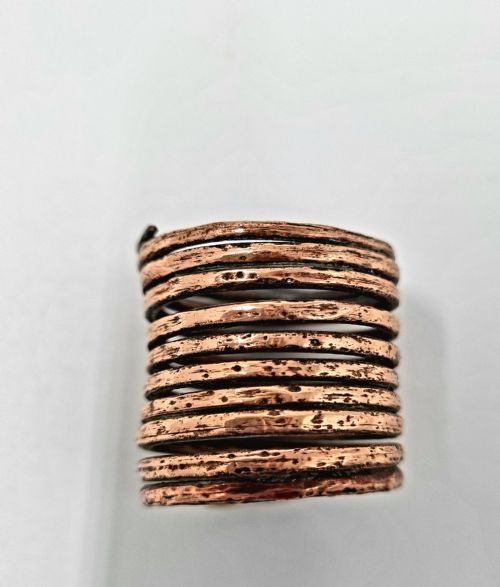 ANCIENT VIKING SPIRAL BRONZE RING 8001200 AD - ADDITIONAL PHOTO 5