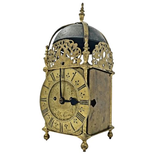 17THCENTURY ENGLISH LANTERN CLOCK BY IGNATIUS HUGGEFORD C1685 - ADDITIONAL PHOTO 2