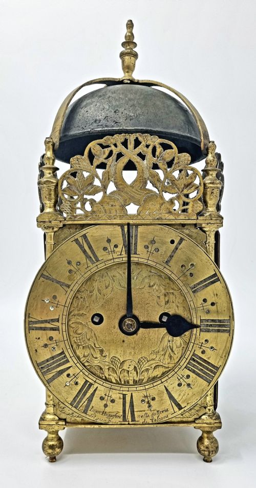 17THCENTURY ENGLISH LANTERN CLOCK BY IGNATIUS HUGGEFORD C1685 - ADDITIONAL PHOTO 6