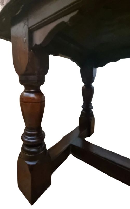 17TH CENTURY OAK CHARLES II REFECTORY TABLE 16601685 - ADDITIONAL PHOTO 4