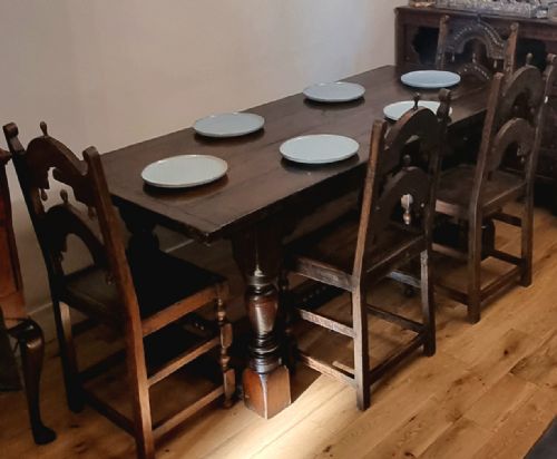 17TH CENTURY OAK CHARLES II REFECTORY TABLE 16601685 - ADDITIONAL PHOTO 7