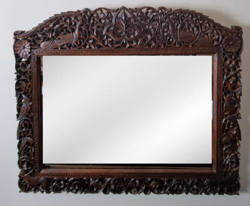 19TH CENTURY ANGLOINDIAN BURMESE MIRROR - ADDITIONAL PHOTO 1