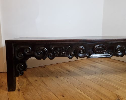 LATE 18TH EARLY 19TH CENTURY CHINESE QING DYNASTY LOW TABLE DAYBED - ADDITIONAL PHOTO 4