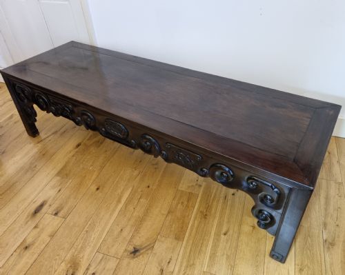 LATE 18TH EARLY 19TH CENTURY CHINESE QING DYNASTY LOW TABLE DAYBED - ADDITIONAL PHOTO 10