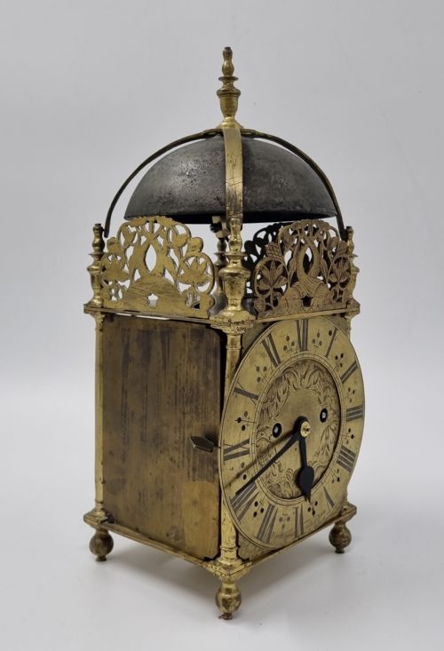 17THCENTURY ENGLISH LANTERN CLOCK BY IGNATIUS HUGGEFORD C1685 - ADDITIONAL PHOTO 4