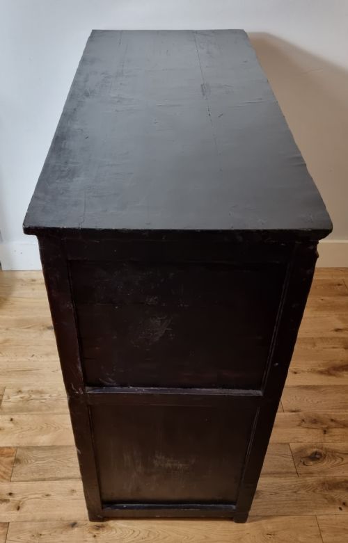 19TH CENTURY TIBETAN POLYCHROME PAINTED CABINET - ADDITIONAL PHOTO 2