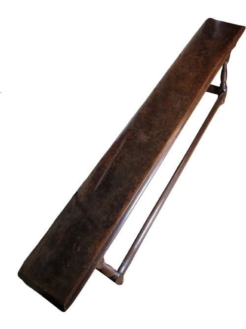 17TH CENTURY OAK JOINED BENCH ENGLISH CHARLES II CIRCA 1680 - ADDITIONAL PHOTO 4