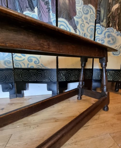 17TH CENTURY OAK JOINED BENCH ENGLISH CHARLES II CIRCA 1680 - ADDITIONAL PHOTO 11