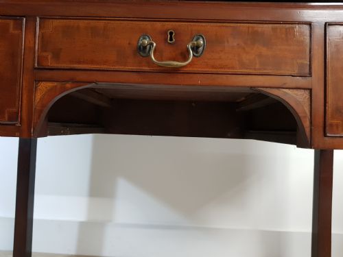 18TH CENTURY SATINWOOD INLAID MAHOGANY CHEST ON STAND - ADDITIONAL PHOTO 6