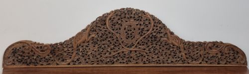 19TH CENTURY ANGLOINDIAN BURMESE CARVED CABINET - ADDITIONAL PHOTO 6