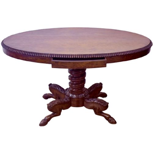 19TH CENTURY REGENCY BURR WALNUT CENTRE TABLE WITH SECRET DRAWERS CIRCA 1820 - ADDITIONAL PHOTO 5