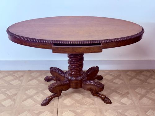 19TH CENTURY REGENCY BURR WALNUT CENTRE TABLE WITH SECRET DRAWERS CIRCA 1820 - ADDITIONAL PHOTO 8