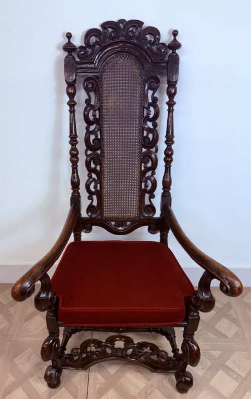 17th Century Walnut Armchair Circa 1690s
