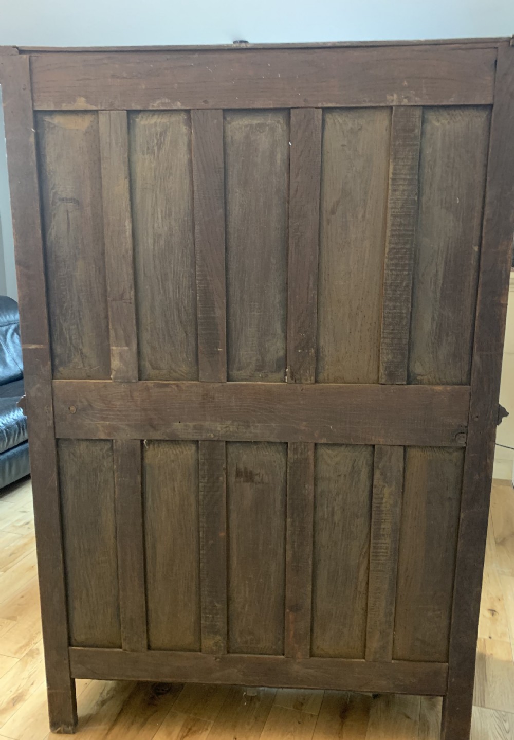 19th Century Gothic Revival Oak Ecclesiastical Style Cupboard View IX