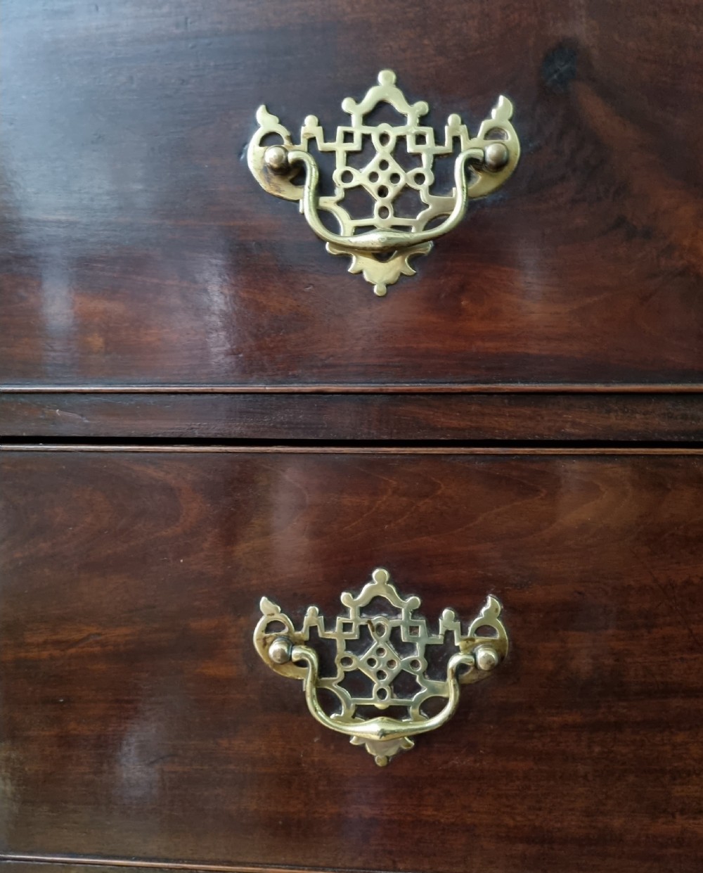 Georgian Mahogany Tallboy Chest on Chest Circa 1760s View VII